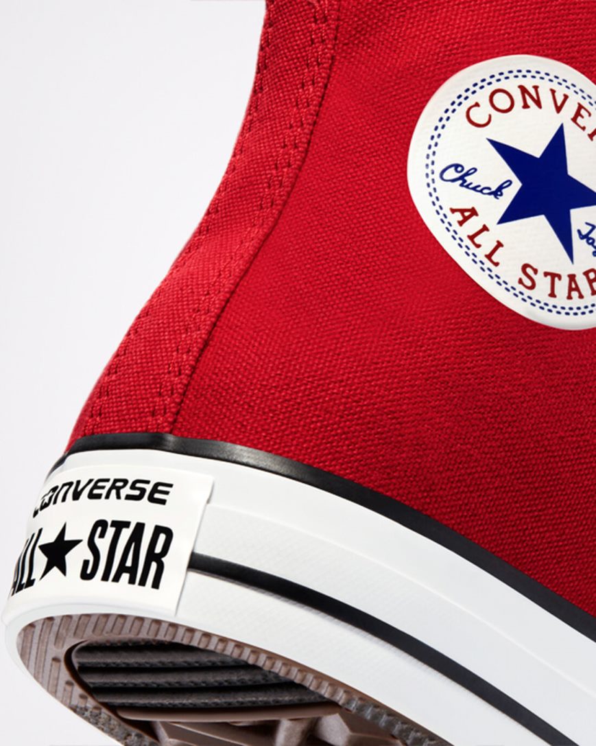 Tenis Converse Chuck Taylor All Star Classicos Cano Alto Feminino Vermelhas | PT F0597T4